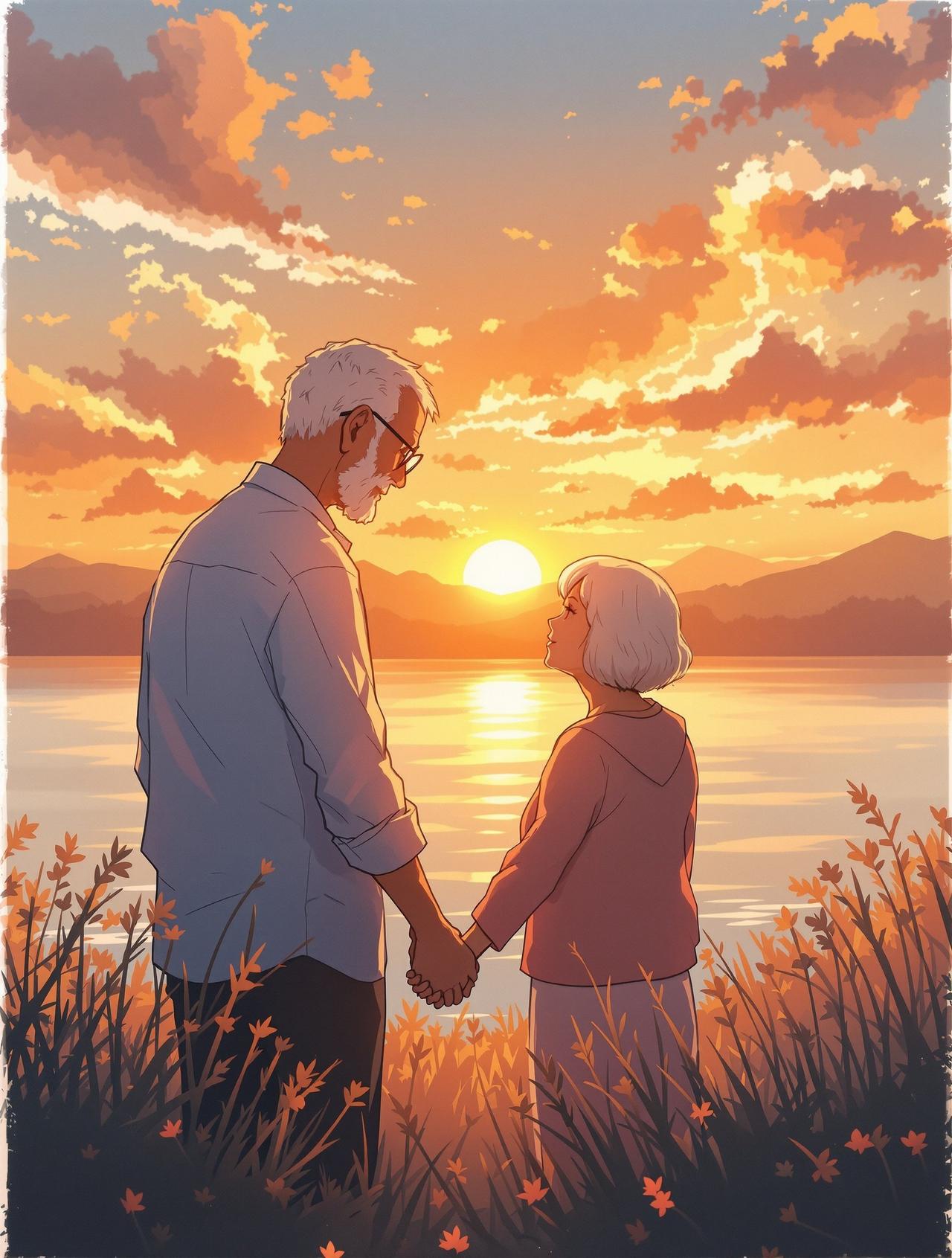 爷爷奶奶的爱情 - 百合ai短剧专题作品