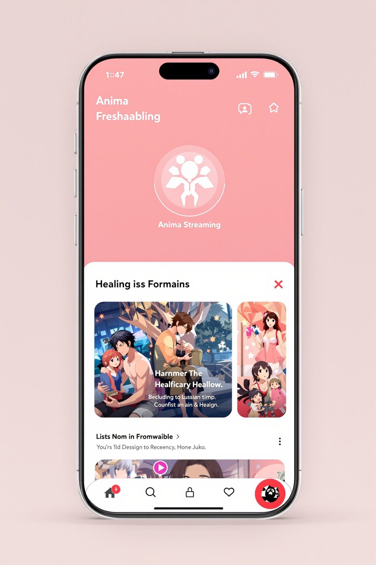 百合ai短剧APP界面预览 - 高清竖屏短剧播放界面